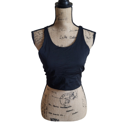 0 to 5 women's swim/athletic top in black, no size - Picture 1 of 3